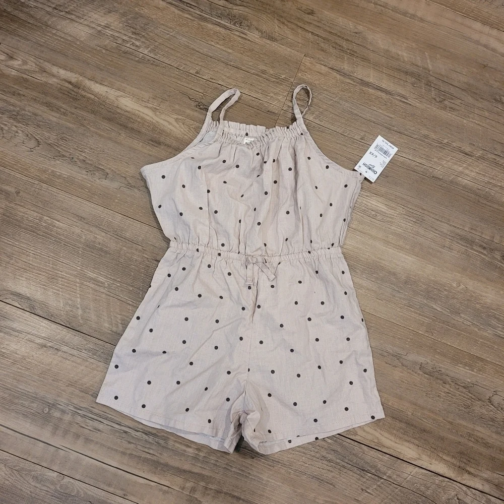 NWT Oshkosh B'gosh Kids Polkadot Romper Size 6